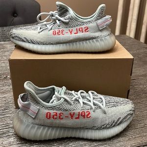 Blue tint YEZZY 350 V2 Mens size 8 not with original box